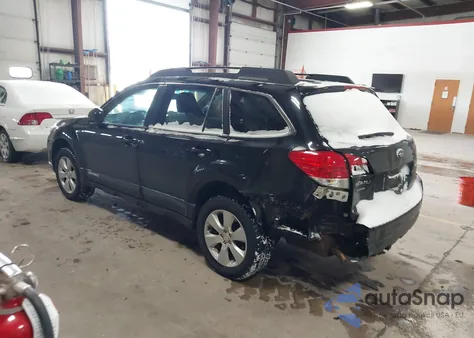 2012 Subaru Outback 2.5I Premium from USA, damaged, VIN 4S4BRCCC1C3245880